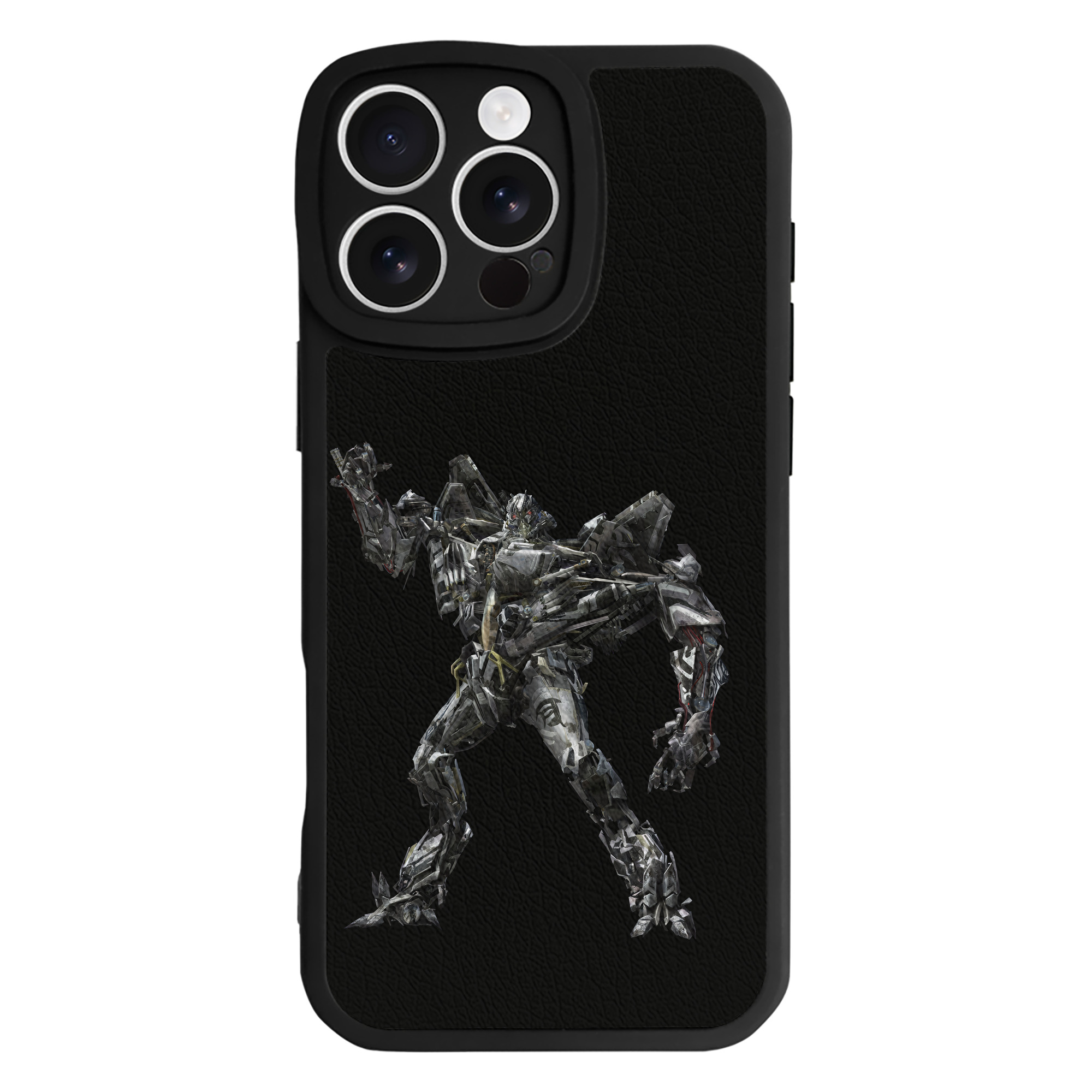 （画像用） Transformers トランスフォーマー 【iPhone 16シリーズ対応】シリコンスマホケース（レザー調） 材質：シリコン
